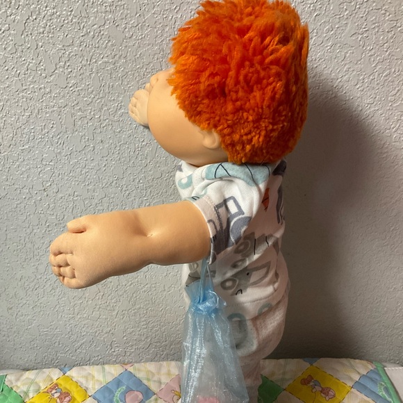 RARE Vintage Cabbage Patch Kid Designer Line Boy Red Hair Blue Eyes HM#18 1989 - Picture 5 of 8